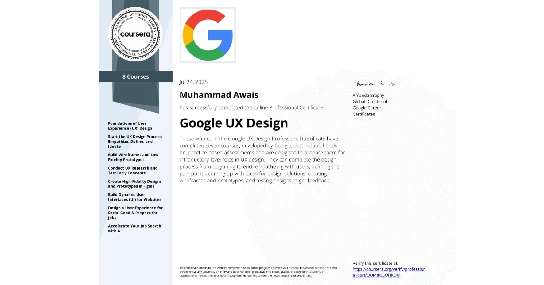 Google UX Design